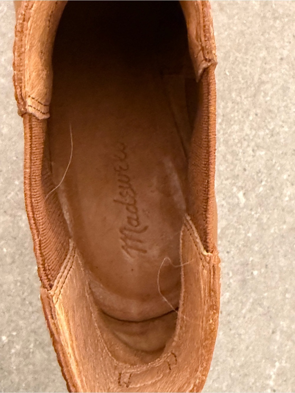 Madewell The Regan Boot English Saddle Brown Leather Ankle Boots 9.5 - Picture 11 of 14